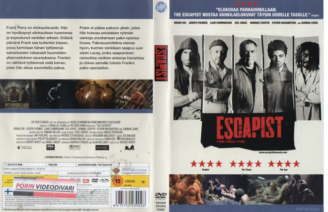 escapist (2008)	(17 913)	k	-FI-	DVD	suomik.		brian cox	2008