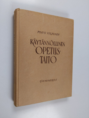 Toivo Viljonen : Käytännöllinen opetustaito
