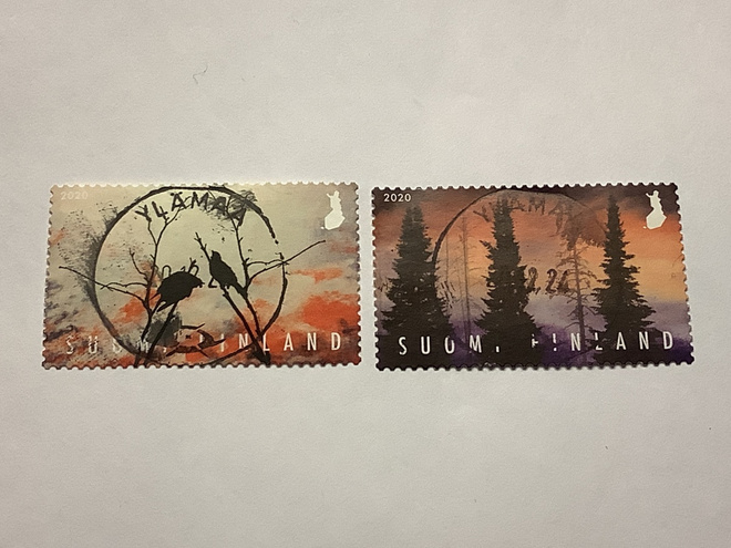 2682-83/ 2020 Postin taidepalkinto o leimattu loisto