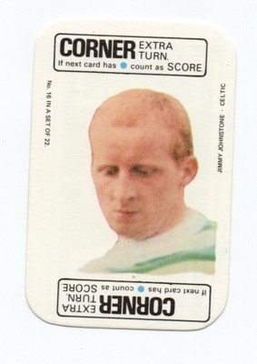 Purkkakuva Jalkapallo n:o 16 of 22 JIMMY JOHNstone. Csltic.