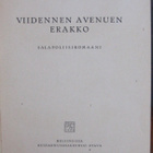 Wyndham Martyn: Viidennen avenuen erakko, Otava 1937. 229 s. - pikkukuva 4