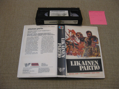 Likainen Partio-VHS (FIx, Robert Aldrich, Michael Caine)
