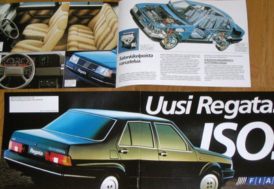 1986 Fiat Regata esite - suom - KUIN UUSI