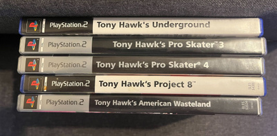 Tony Hawk's PS2-Pelejä