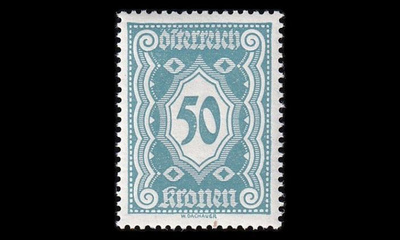 Itävalta P_111 ** Porto 50 Kr (1922)