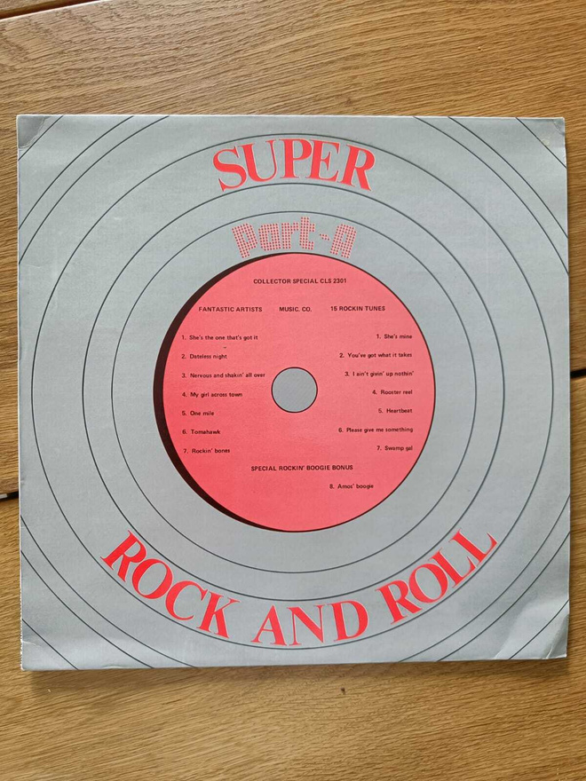 AUCTION - V/A SUPER ROCK AND ROLL PART -A COLLECTOR 2301