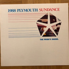 Esite Plymouth Sundance 1988 - pikkukuva 1
