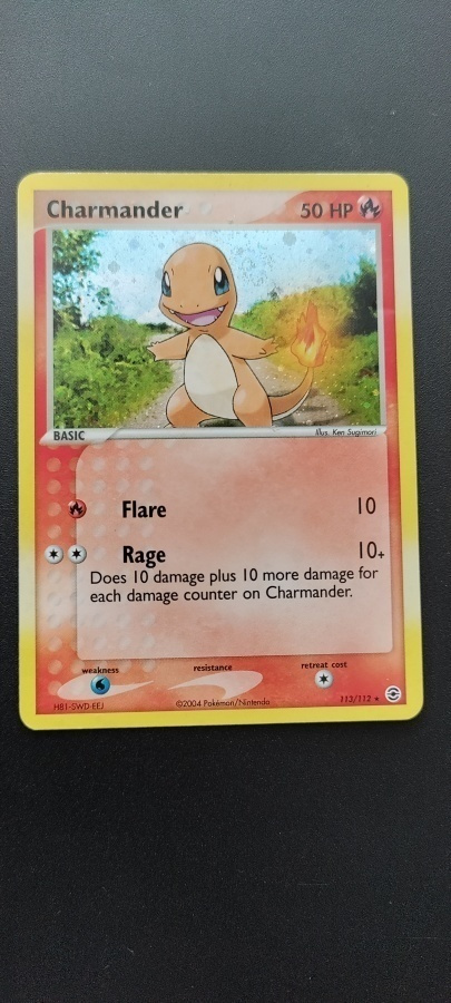 Pokemon kortti Charmander EX FIRE RED & LEAF GREEN HOLO