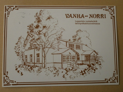 Tammela, Kaukjärvi, ravintola Vanha-Norri, mainospk, p. 1996
