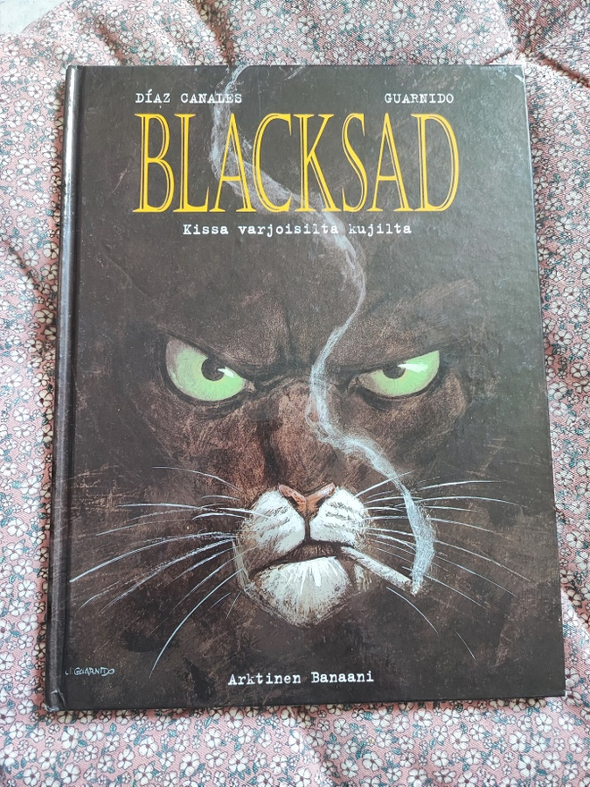 Blacksad Kissa varjoisilta kujilta Signeerattu