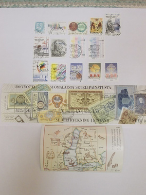 Vuoden 1985 merkit leimattuna