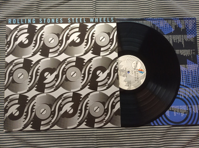 THE ROLLING STONES Steel Wheels LP