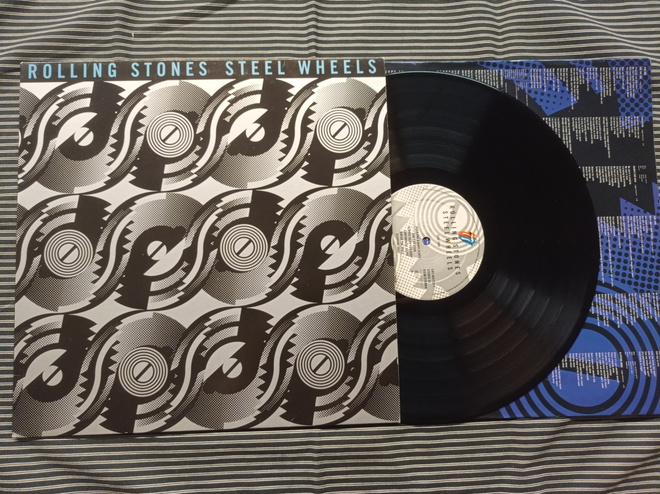 THE ROLLING STONES Steel Wheels LP