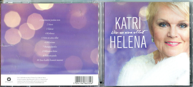 KATRI HELENA . CD-LEVY . NIIN ON AINA OLLUT