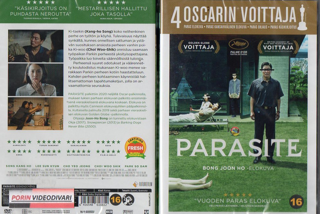 Parasite	(62 042)	UUSI	-FI-	DVD	suomik.			2019	asia, 4 oscar
