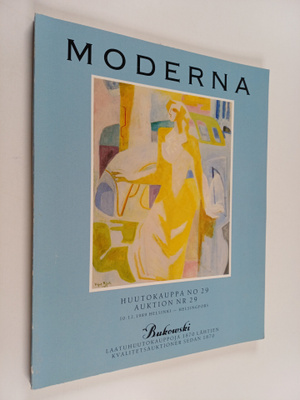 Moderna huutokauppa no 29 auktion nr 29 : 10.12.1989 Hels...