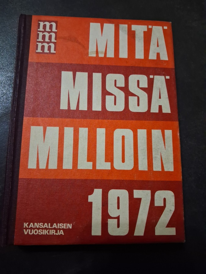 Mitä Missä Milloin 1972