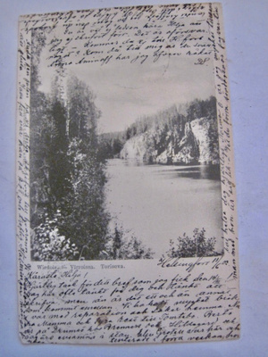 VANHA Postikortti Virrat 1902