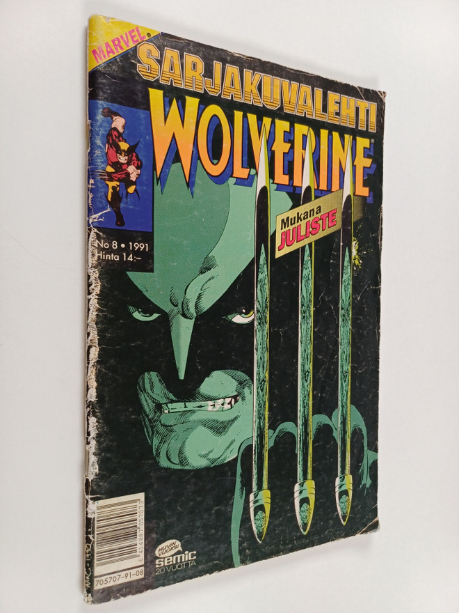 Sarjakuvalehti 8/1991 : Wolverine