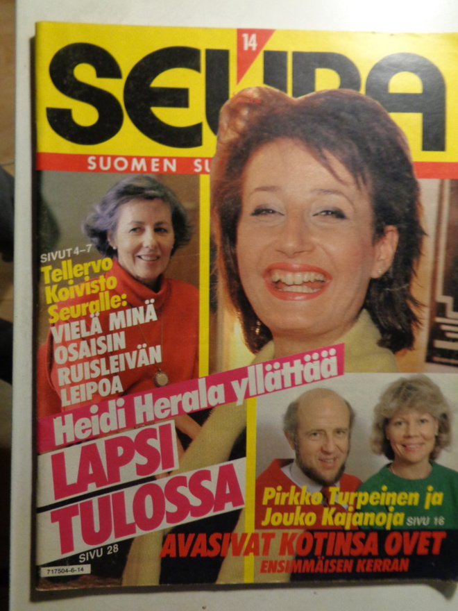 Seura lehti Nro 14/1986 (27.10)