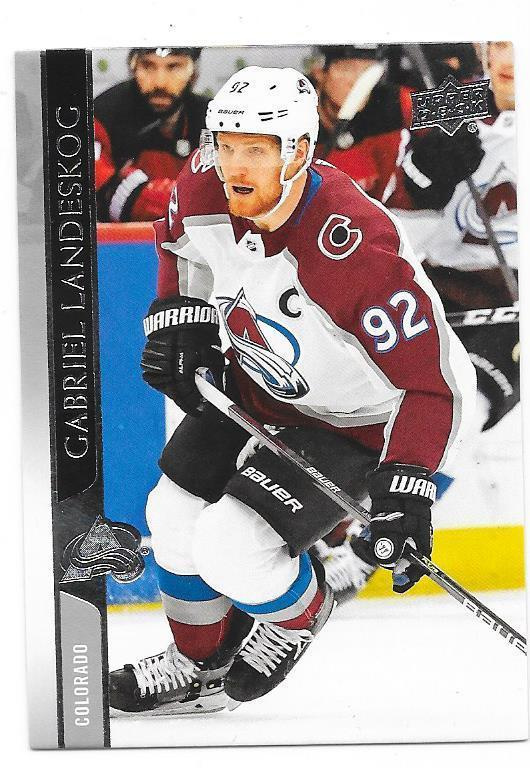 2020-21 Upper Deck #50 Gabriel Landeskog Colorado Avalanche