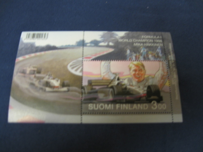 MIKA HÄKKINEN postimerkki  15.01.1999