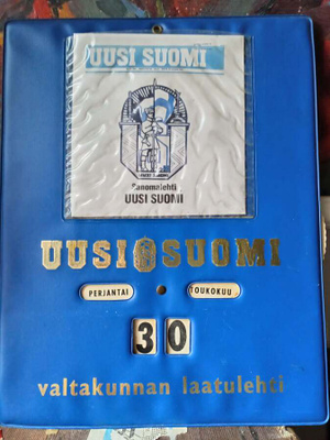 Vanha Uusi Suomi seinäkalenteri