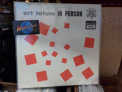 ART TATUM - IN PERSON EX+/EX+ LP UK 1ST PRESS