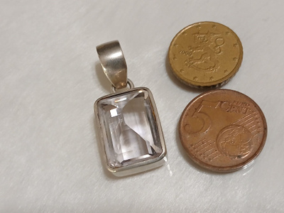 Käsityö Hopea Ametisti kivi riipus 925