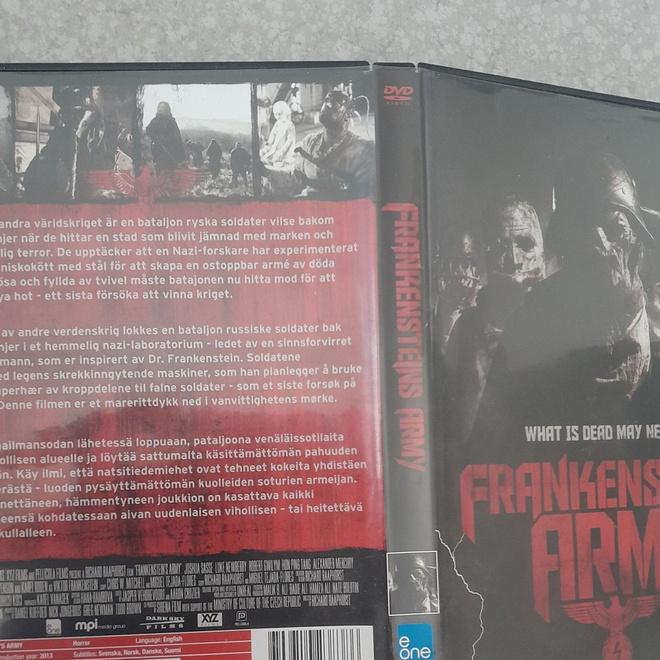 Frankensteins army dvd