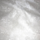 Luonnonvaalea kiehkura organza kangas 5m x150cm - pikkukuva 2