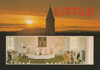KIRKKOKORTTI - KITTILÄN KIRKKO - 2
