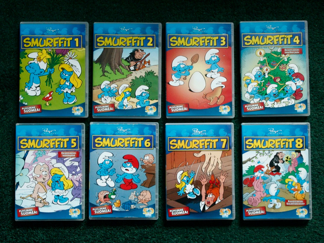 Smurffit 50-vuotisjuhlakokoelma 8 DVD