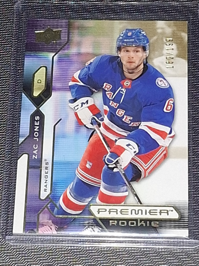 2021-22 Upper Deck Premier Rookie GOLD Zac Jones /199
