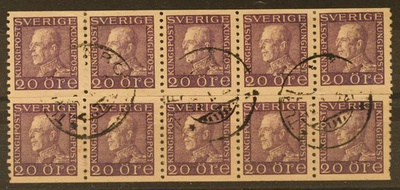 # 23080 # Ruotsi - 20 öre 10 ryhmä - Turku 10.I.1922