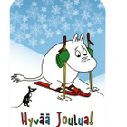 Muumi hiihtää ...°°HYVÄÄ JOULUA°° -KORTTI / Karto (MUUMI) - pikkukuva 1