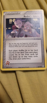 Rocket's Admin. 86/109 - Ex Team Rocket Returns Non Holo