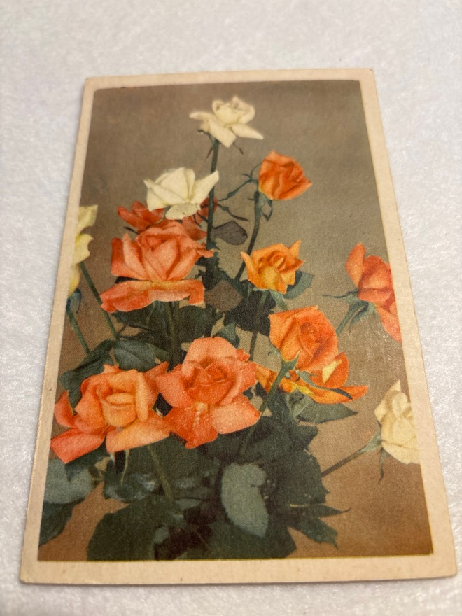 KUKKAKORTTI, Onnittelukortti 1943