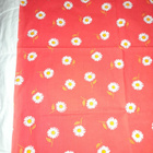 Päivänkakkara retro verhot 167x 72cm - pikkukuva 1