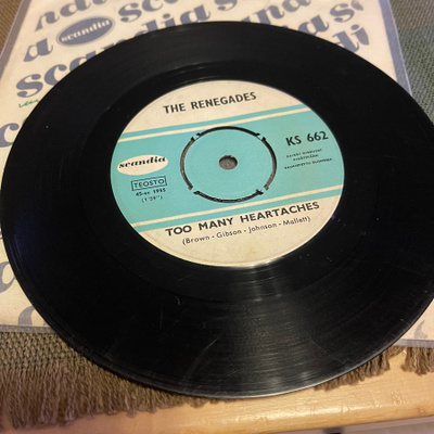 THE RENEGADES: Too Many Heartaches * Baby Blue * FIN 1966