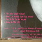 Steve Miller Band - The Joker CDS - pikkukuva 3