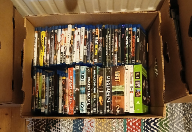Blu-ray leffoja ja tv-sarjoja 5e / kpl