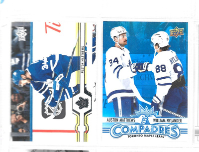 2 X AUSTON MATTHEWS / WILLIAN NYLANDER - COMPADRES # CM-3