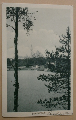 Sortavala, näkymä Valamon luostarisaarelle, mv pk, p. 1912