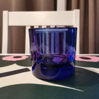IITTALA/MARIMEKKO KIVI ISO KYNTTILÄLYHTY, LILA - pikkukuva 1