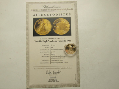 Muistolyönti "Double Eagle 1933"-rahasta