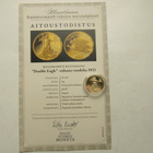 Muistolyönti "Double Eagle 1933"-rahasta - pikkukuva 1