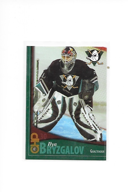 2006-07 Anaheim Ducks TeamIssue #30 Ilya Bryzgalov RUS MV