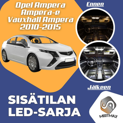 Opel Ampera Sisätilan LED-sarja 9-osainen
