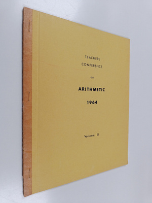 Teachers conference on Arithmetic 1964 in the Camphill Ha...